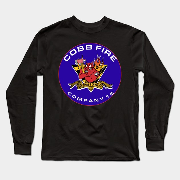 Cobb County Fire Station 16 Long Sleeve T-Shirt by LostHose